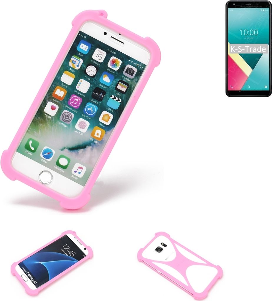 K-S-Trade Handy Hülle kompatibel mit Wiko Y61 Schutz Hülle Bumper Silikon Schutz Hülle Cover Case Silikoncase Silikonbumper TPU Softcase