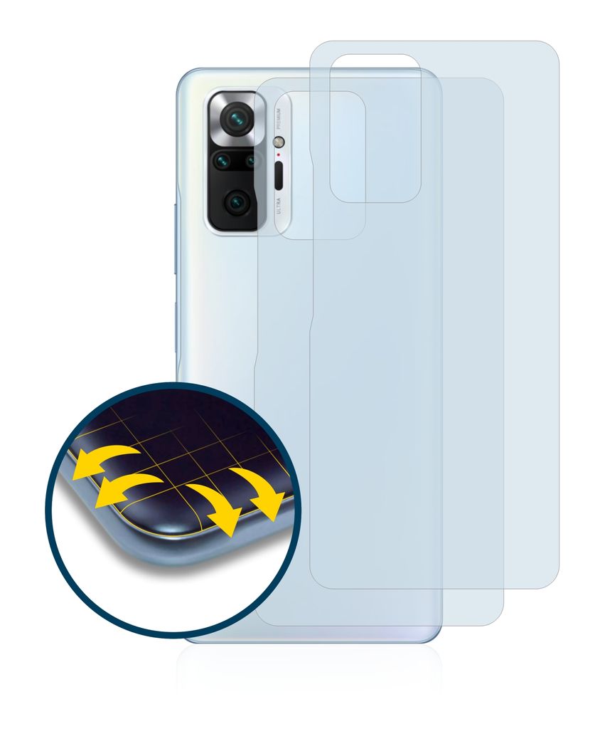 BROTECT Full-Cover Displayschutzfolie Für Walkbee Smartwatch 1.96" – 3D Gekrümmt, Selbstheilend (2 Stück)