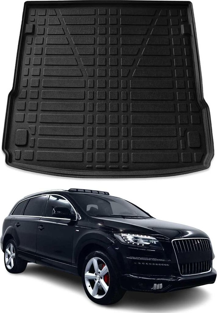 Bac de coffre pour Audi Q7 4LB 2006-2015 Caoutchouc TPE Image du produit 
