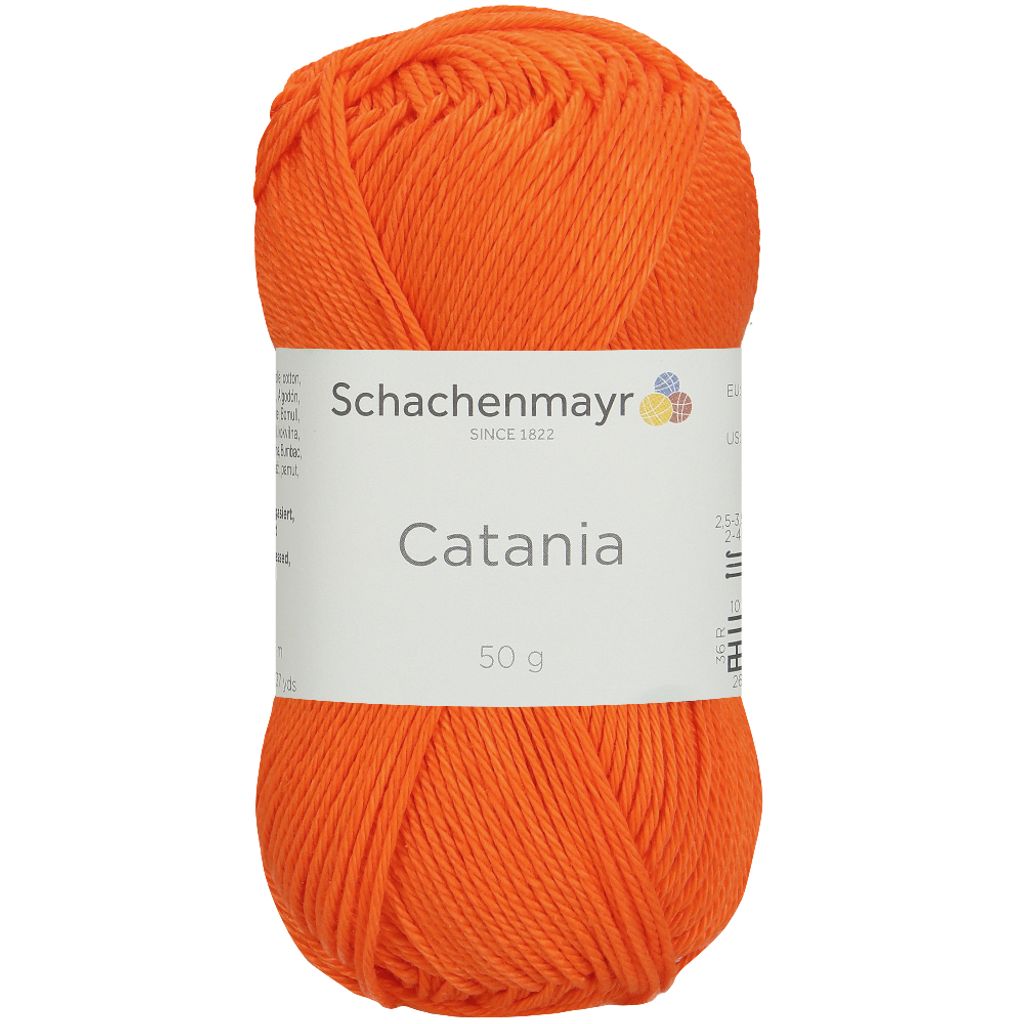 Schachenmayr Catania, 50g Neon Orange Handstrickgarne