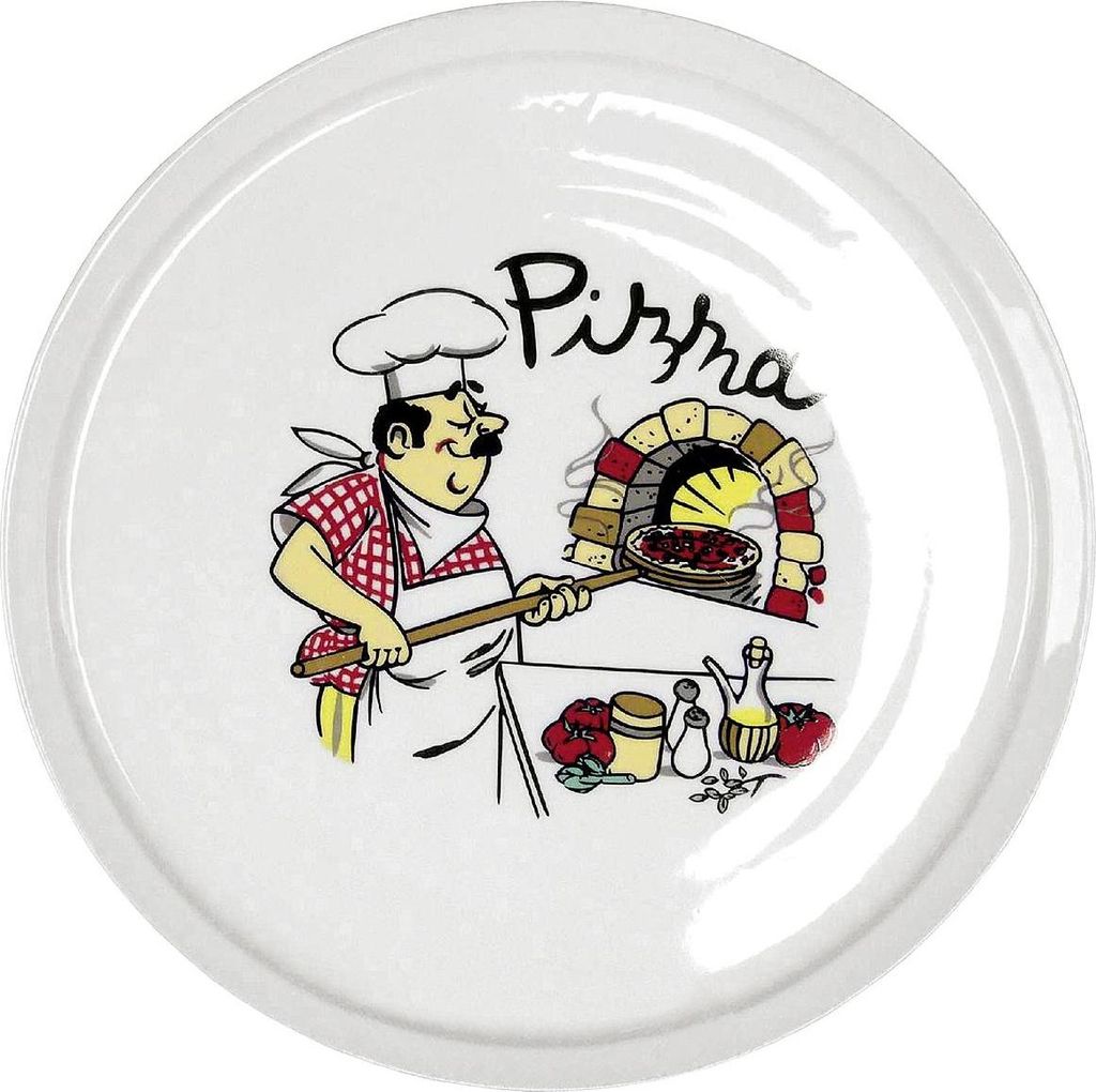 VAN WELL Pizzaformy "Küchenchef" bílé – výhodná sada 6 kusů Obrázek produktu 