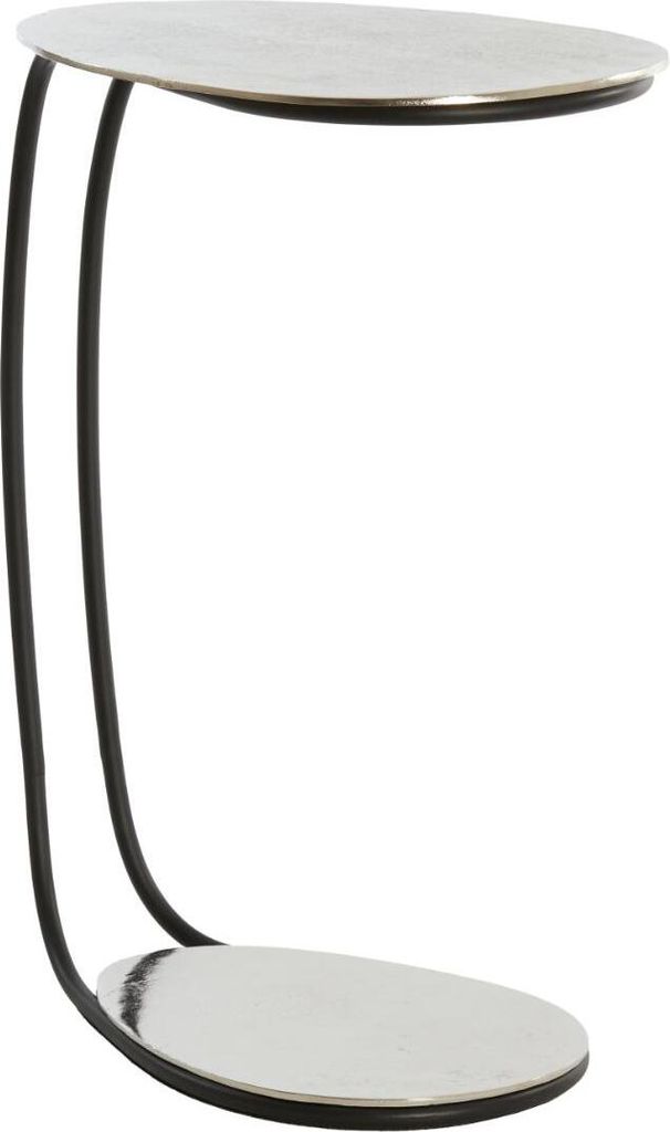 Light & Living Beistelltisch MARSH Metall raues Nickel Produktbild 