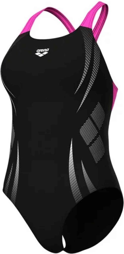 Arena Poseidonia Pro Back Badeanzug für Damen, Farbe:Schwarz, Größe:40