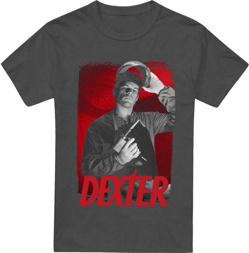 Dexter - "See Saw" T-Shirt für Herren/Damen Uni TV15360 (XL) (Holzkohle)