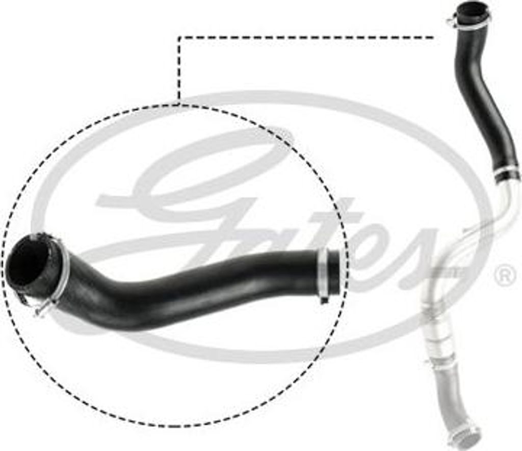 GATES 09-0643 Ladeluftschlauch OE 1459398 kompatibel mit S-Max, Mondeo, Galaxy