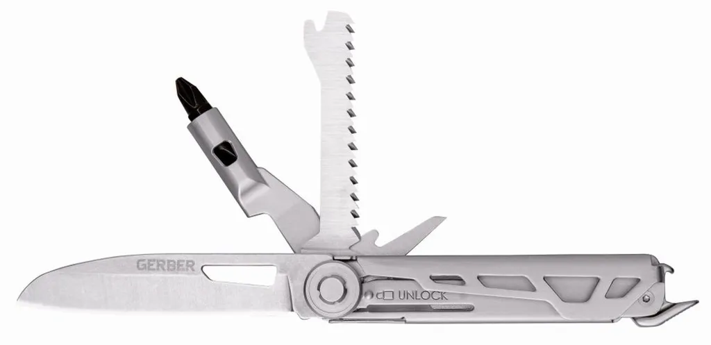Gerber ArmBar Trade Argent : Couteau Multitool pour Réparations Rapides - 5