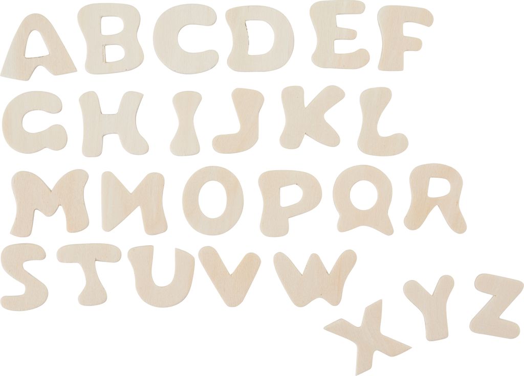 VBS Holz-Buchstabenmix, 26 Stück