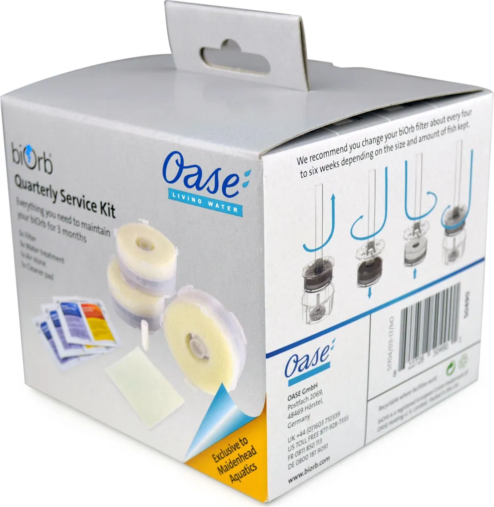 Kit entretien biOrb complet avec cartouche de filtration haute performance