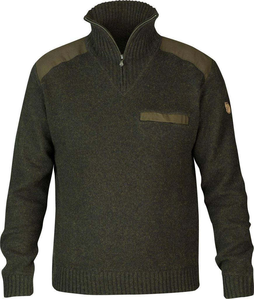 Fjällräven Koster Sweater M Herren Pullover Midlayer dark olive NEU XXXL