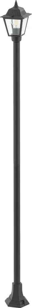 Lampe d'extérieur noire Nowodvorski ANA en aluminium style traditionnel