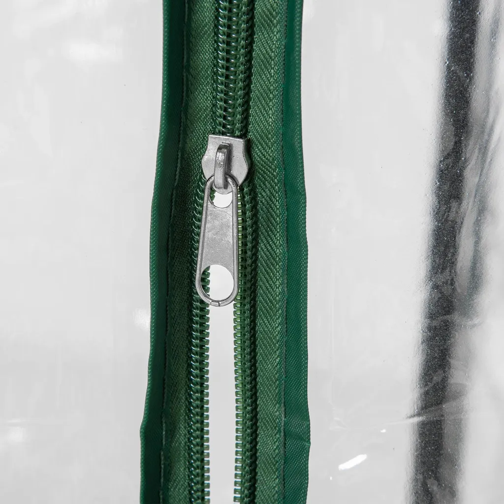 Petite serre transparente 150cm de haut avec structure métal durable - 6