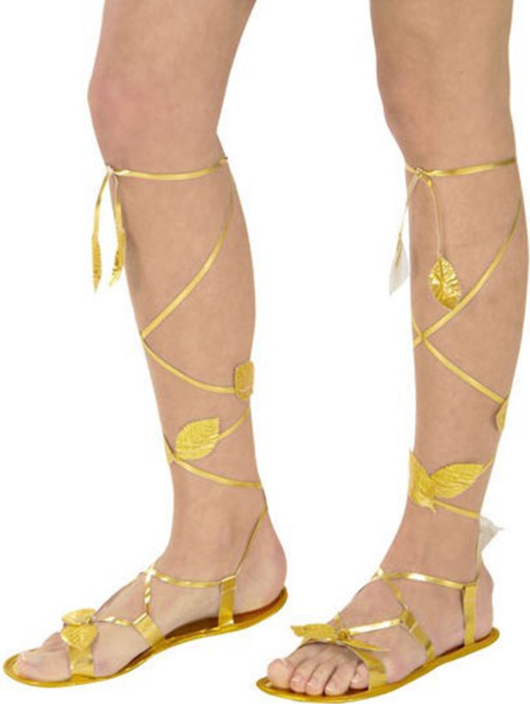 Goldene Sandalen Kostümzubehör - Widmann Party Fashion Produktbild 