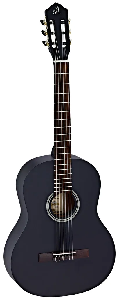 Guitare 4/4 Ortega RST5MBK : confort de jeu et accordage stable noir mat