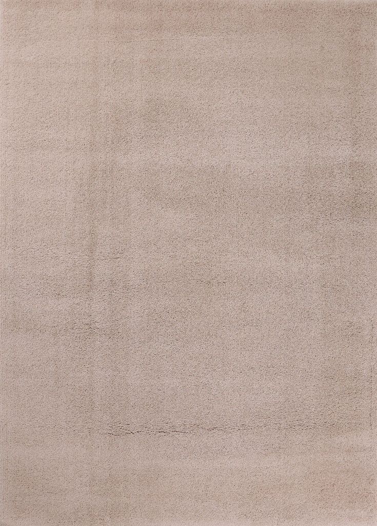 Teppich Hochflor Beige Extra Weich Mikrofiber Flauschiger für Wohnzimmer, Schlafzimmer, kinderzimmer, Maße:60 x 110 cm