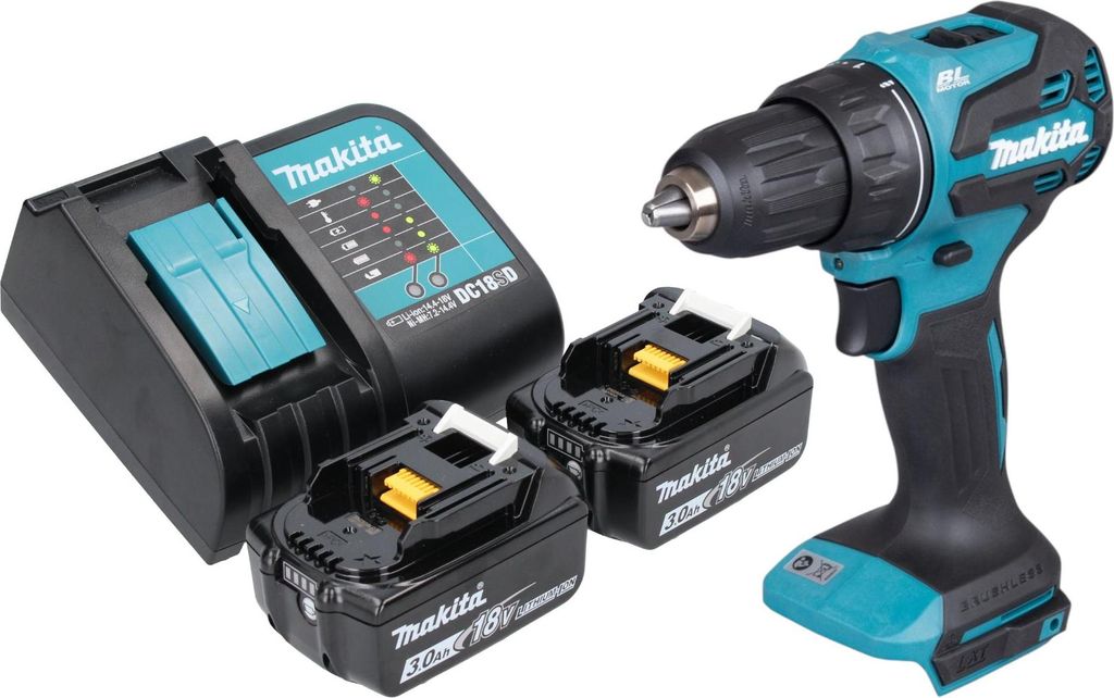 Makita DDF 490 SF Akku Bohrschrauber 18 V 65 Nm 1/2" Produktbild 