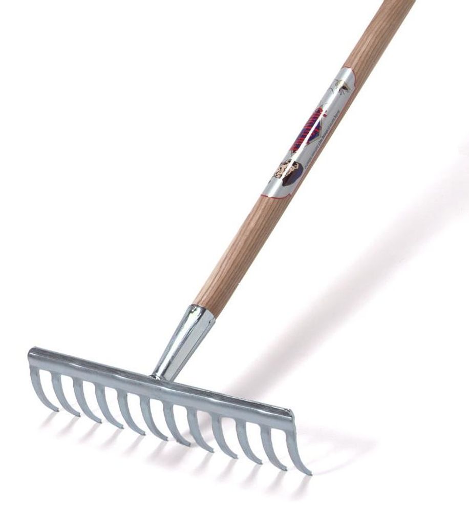 Rastrello da giardino con manico 160 cm - 12 denti - Immagine del prodotto 
