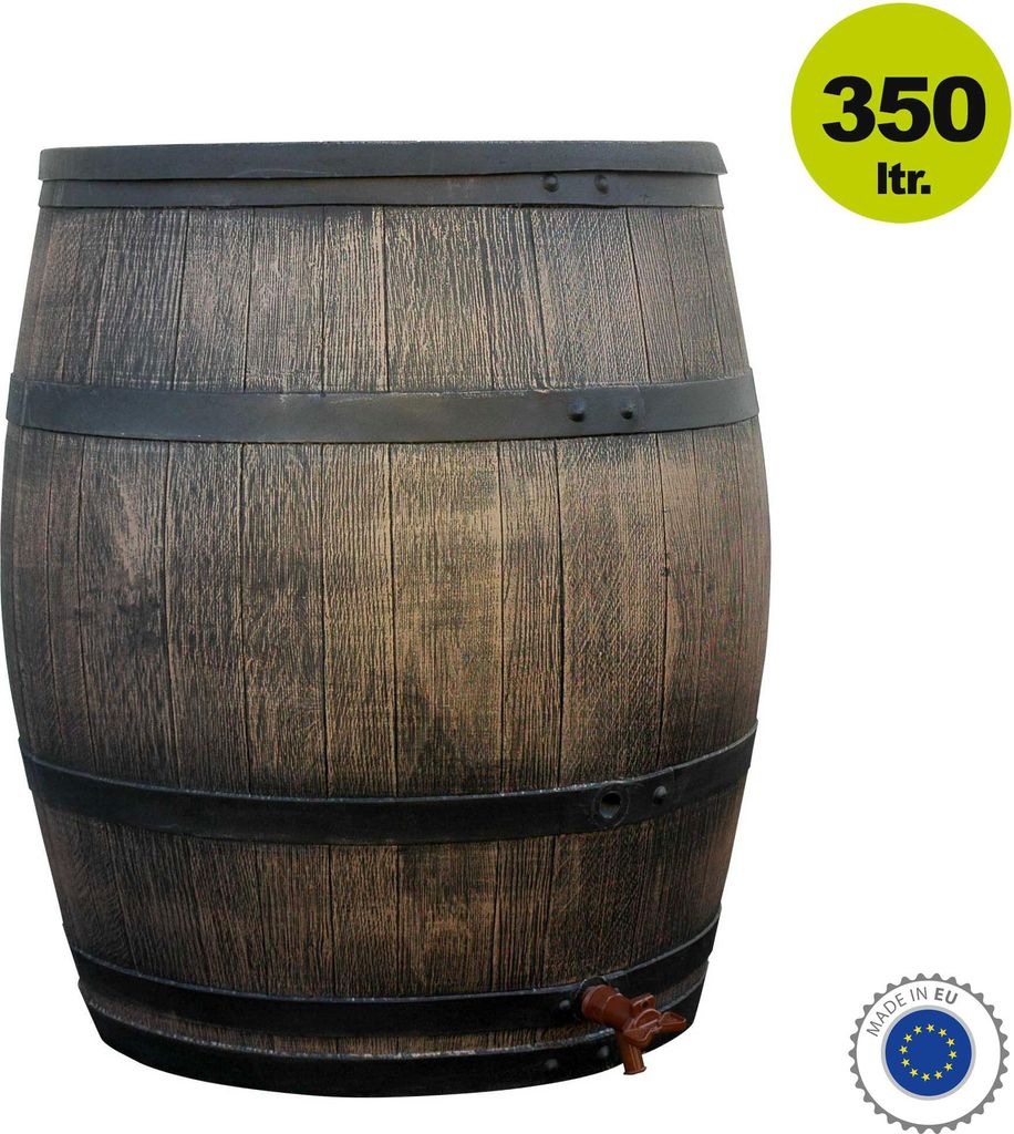 Regentonne Holzoptik Regenfass 350 Liter im Country Stil Produktbild 