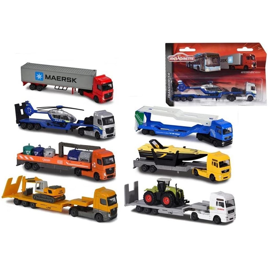 Dickie Toys - Véhicules jouets, camionnettes, 6 pièces ; Image du produit 