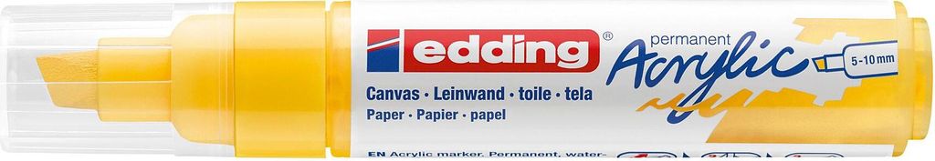 edding 5000 Marqueur acrylique jaune Image du produit 