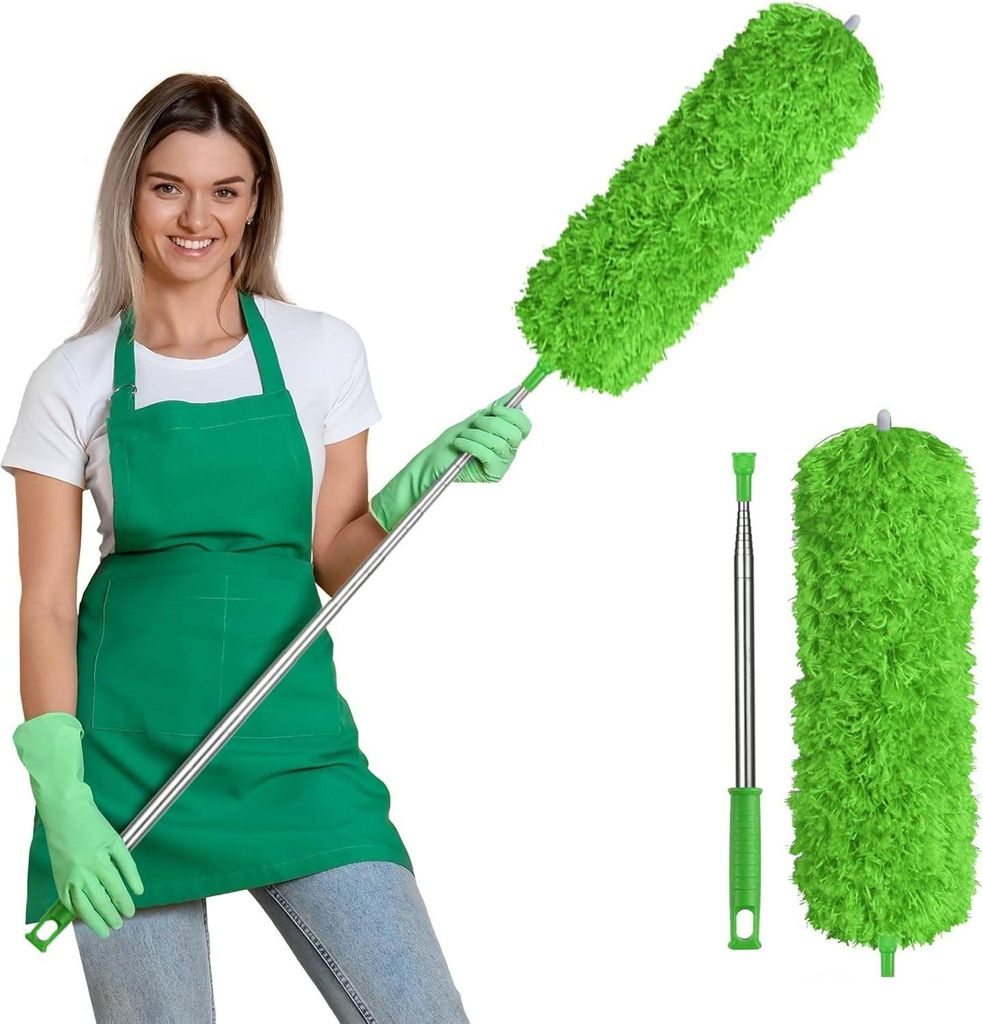 Staubwedel Teleskop Waschbar, Staubwischer Mikrofaser Produktbild 