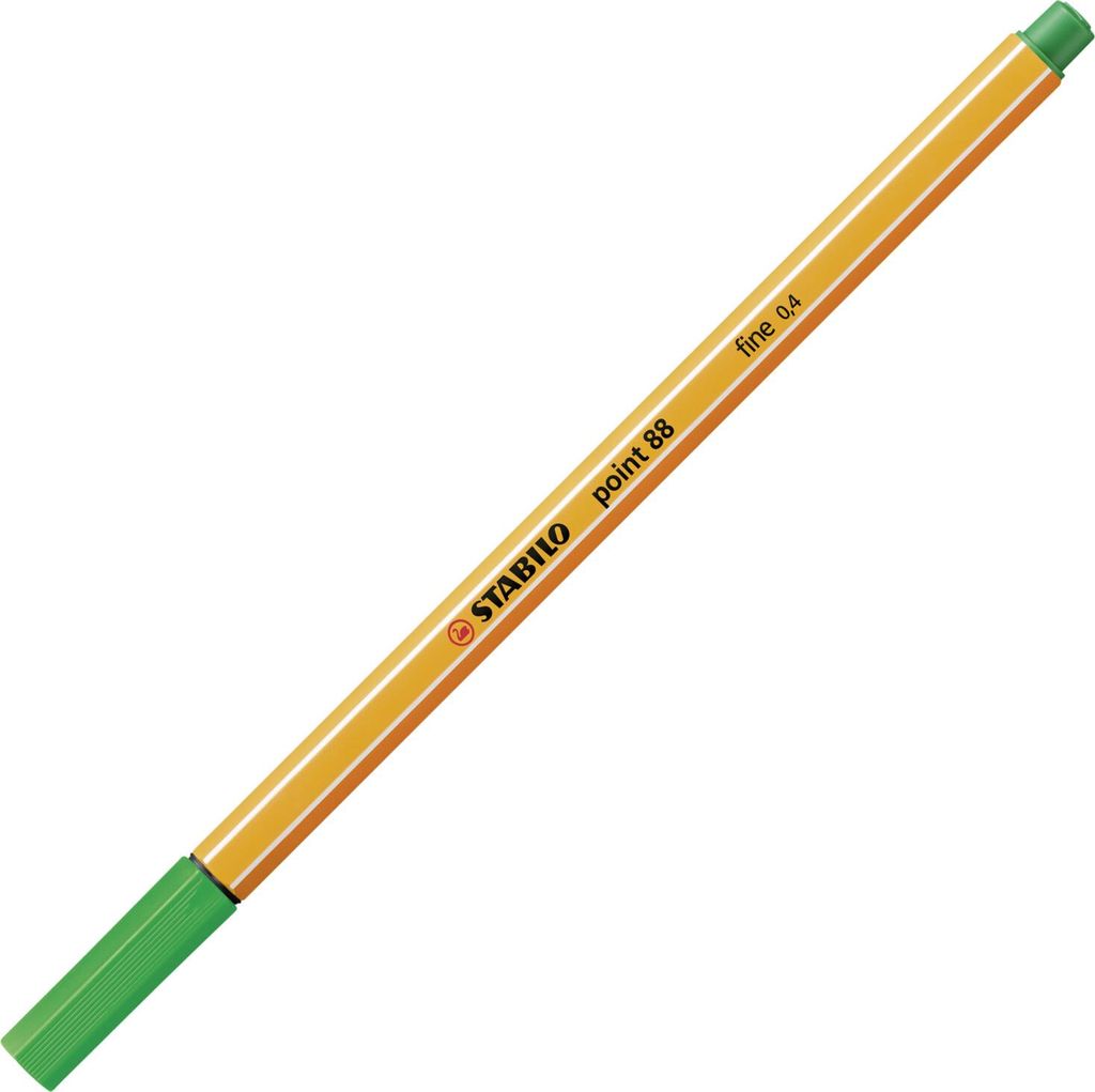 Fineliner - STABILO punta 88 - confezione da 10 - verde Immagine del prodotto 