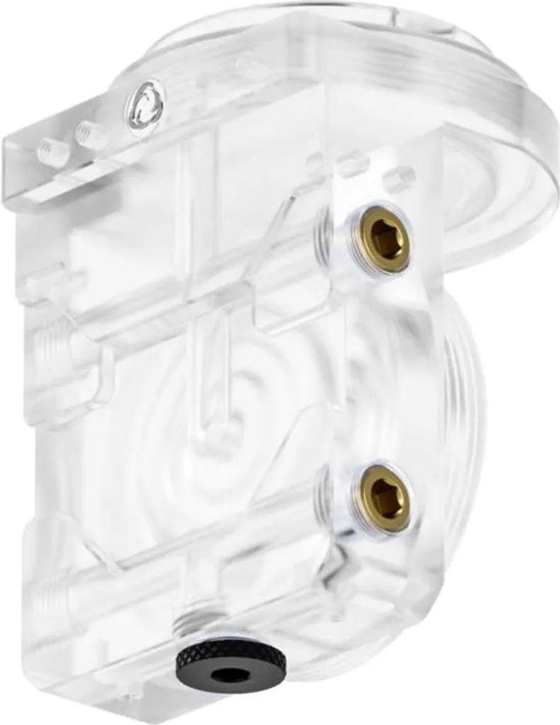 Protium 2.0 D5 Pump Top en Acrylique Poli avec 3 Ports G1/4 Flexibles