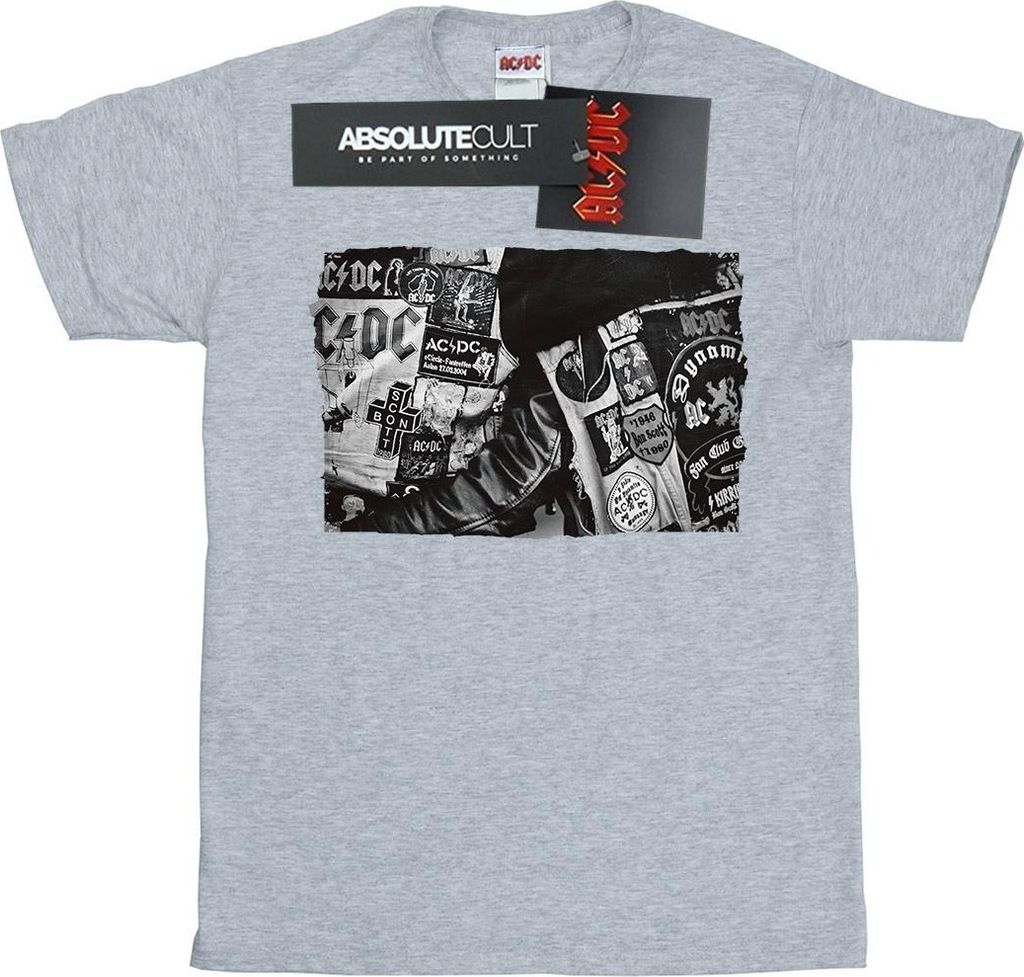 AC/DC - T-Shirt für Herren BI6807 (XL) (Grau)