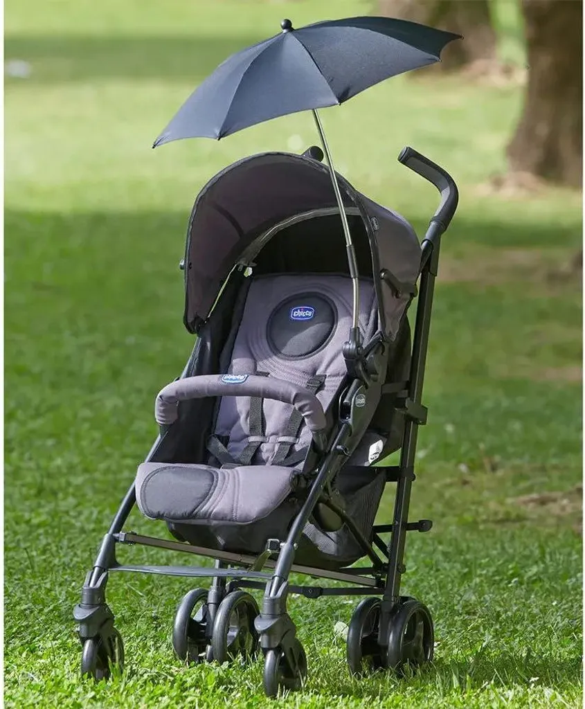 Parasol de Poussette Universel Chicco Noir - Accessoire Protection Bébé - 3