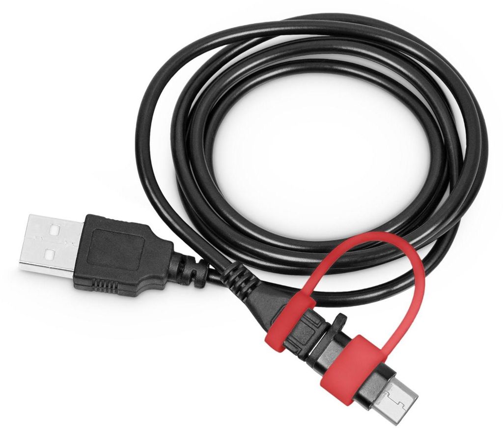 BerryBase Kabel & Adapter Silikonhalter, sichere Befestigung - Farbe: rot