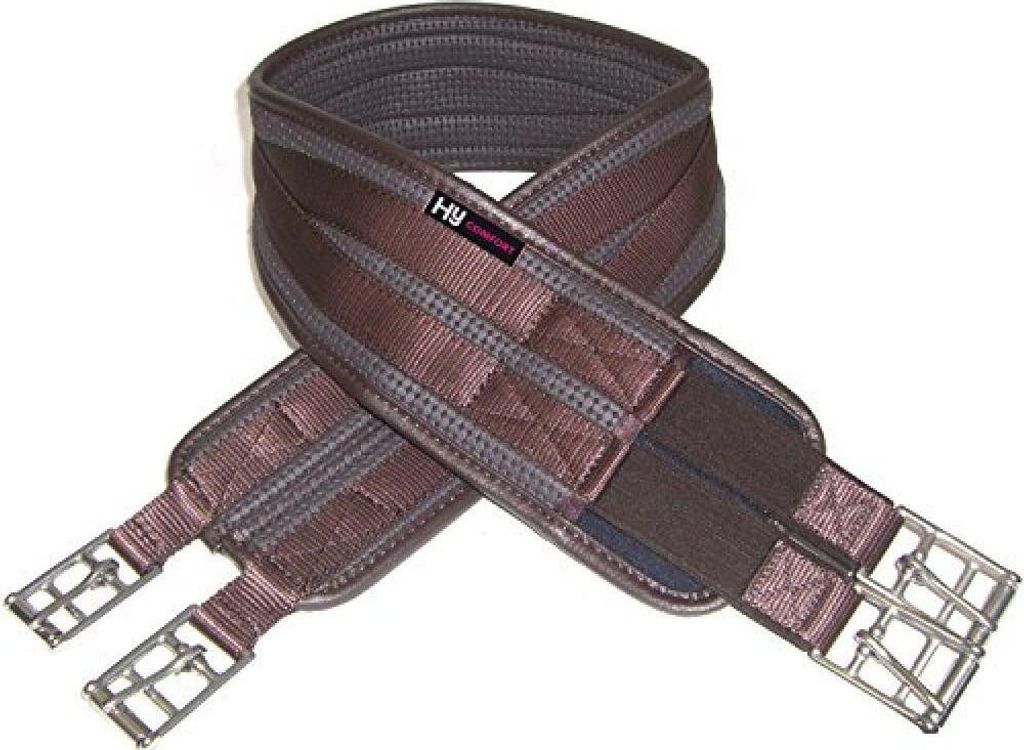 HyCOMFORT - Sattelgurt, Waffelstoff BZ729 (121,92 cm) (Braun)