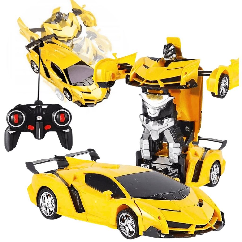 Dálkově ovládané auto robot 2v1 transformace rc drift led Obrázek produktu 