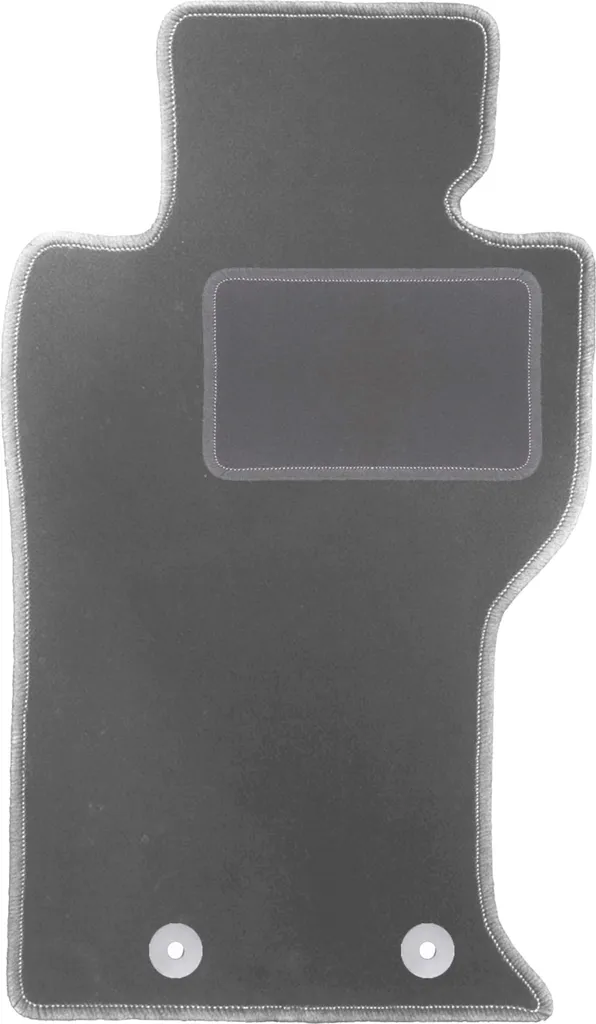 Tappetino conducente in velluto grafite compatibile con Mazda MX-5 IV (2014-, coupé, cabrio) – con fissaggi – su misura