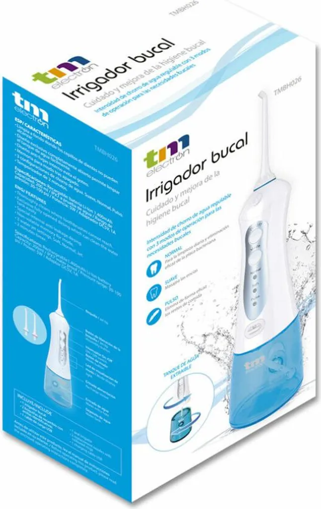 Idropulsore Orale TM per Famiglia - 200ml con 1400mAh per Denti Sani
