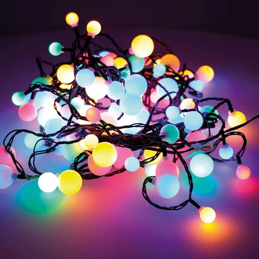 Guirlande Led Cherry Multicolore 120 Led, 3 Tailles Image du produit 