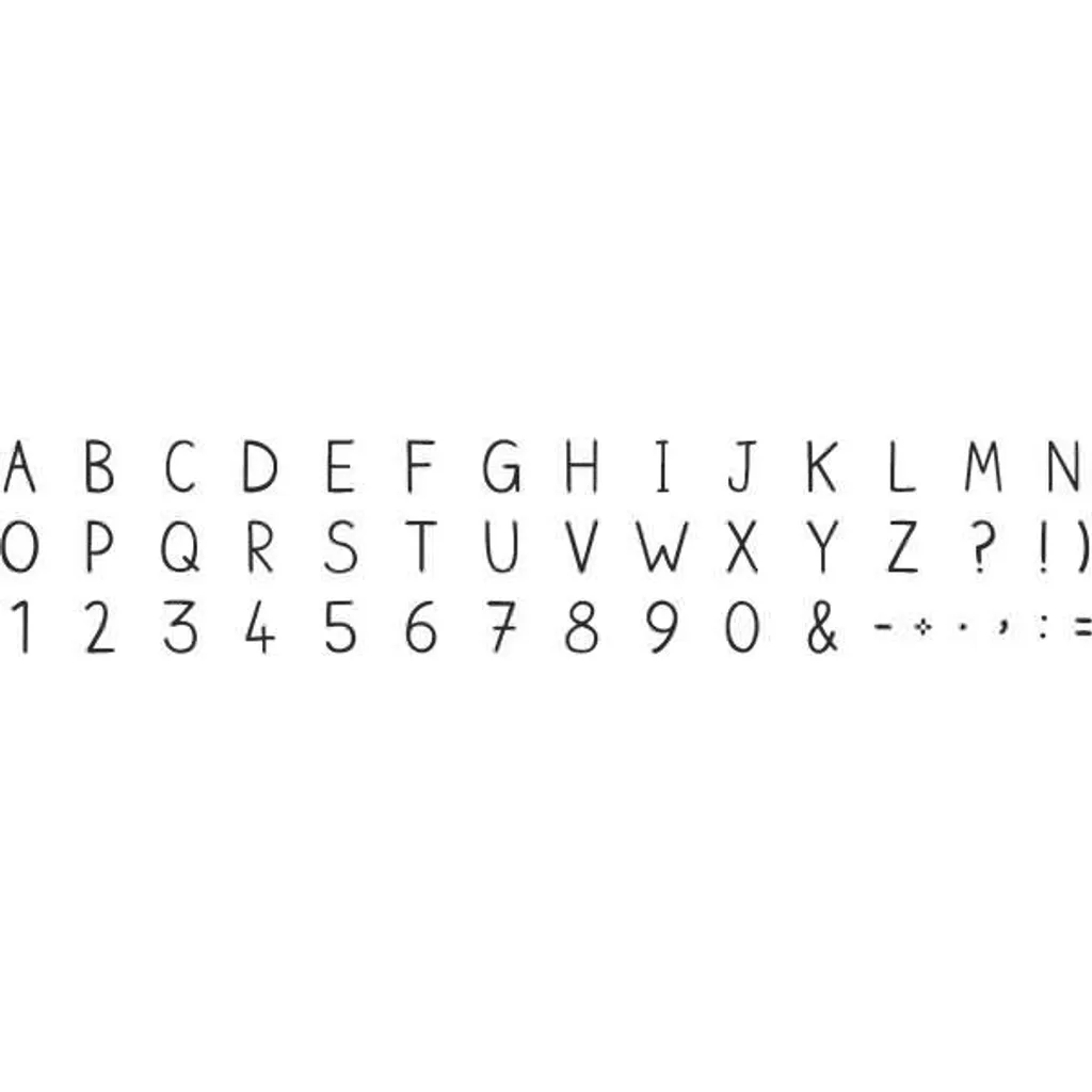 Tampons encreurs Alphabet complets pour Scrapbooking et Carterie Créative - 3