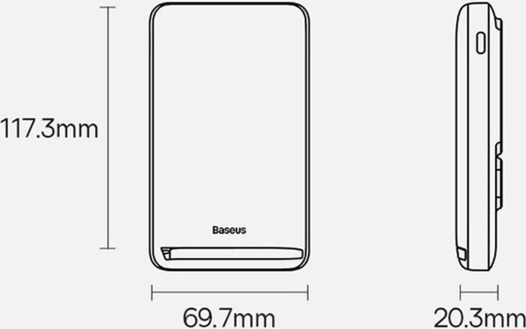 Baseus Magnetic Bracket Power Bank mit Wireless Charging Produktbild 31