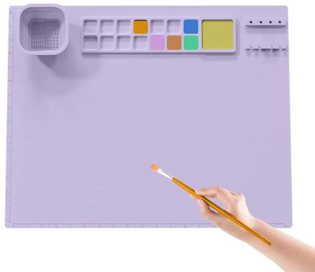Tapis Peinture Anti-Tache en Silicone pour Enfant : Stop au Désordre !