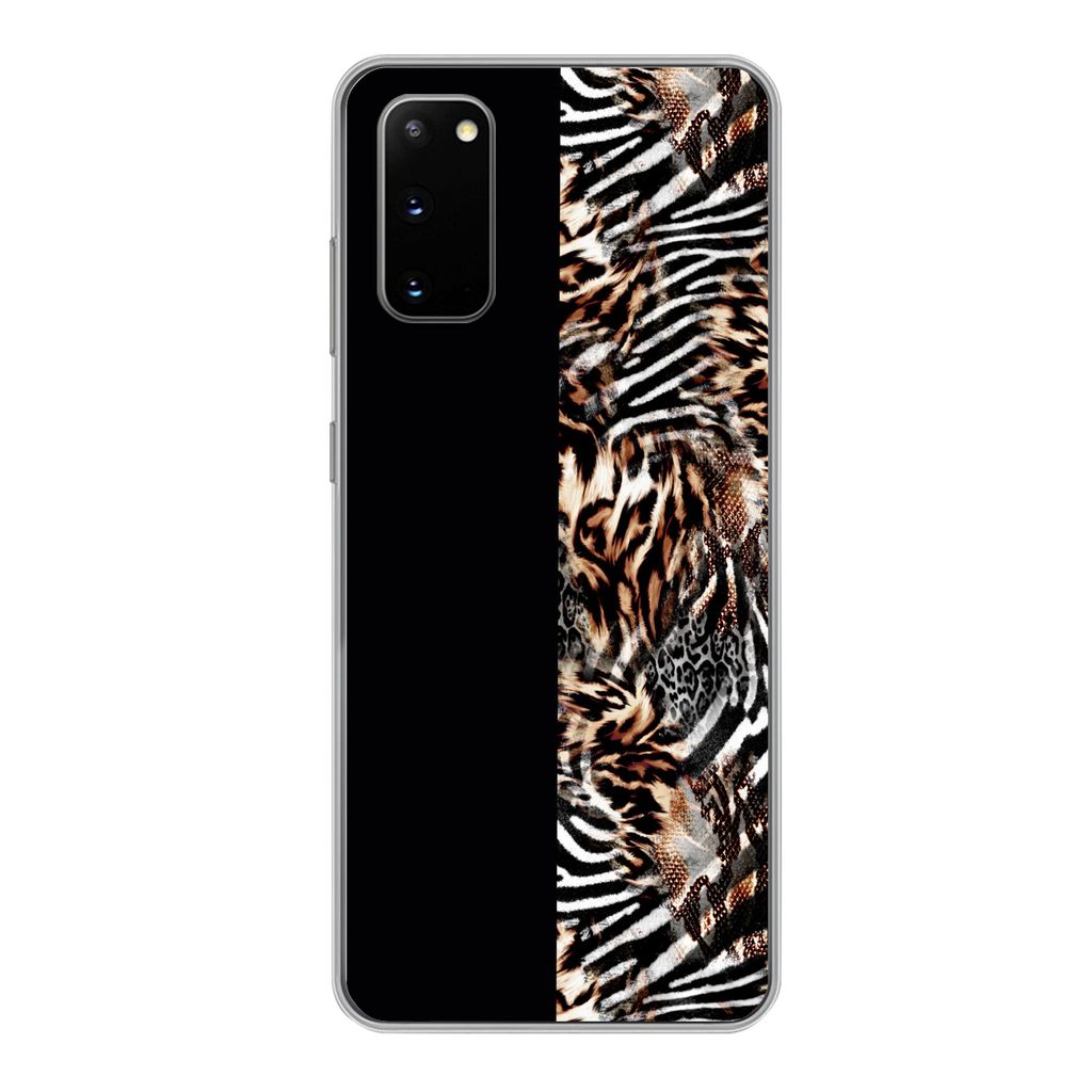 MuchoWow Handyhülle Schutzhülle Hülle für Samsung Galaxy S20 Mantel - Design - Tiere Silikon Softcase Handy Hülle - Bild