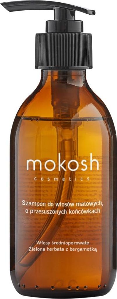 Shampoo für stumpfes Haar mit trockenen Spitzen Grüner Tee mit Bergamotte 200ml