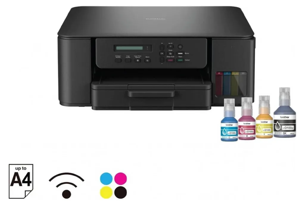 Imprimante Brother DCP-T530DW jet d'encre multifonction WiFi A4