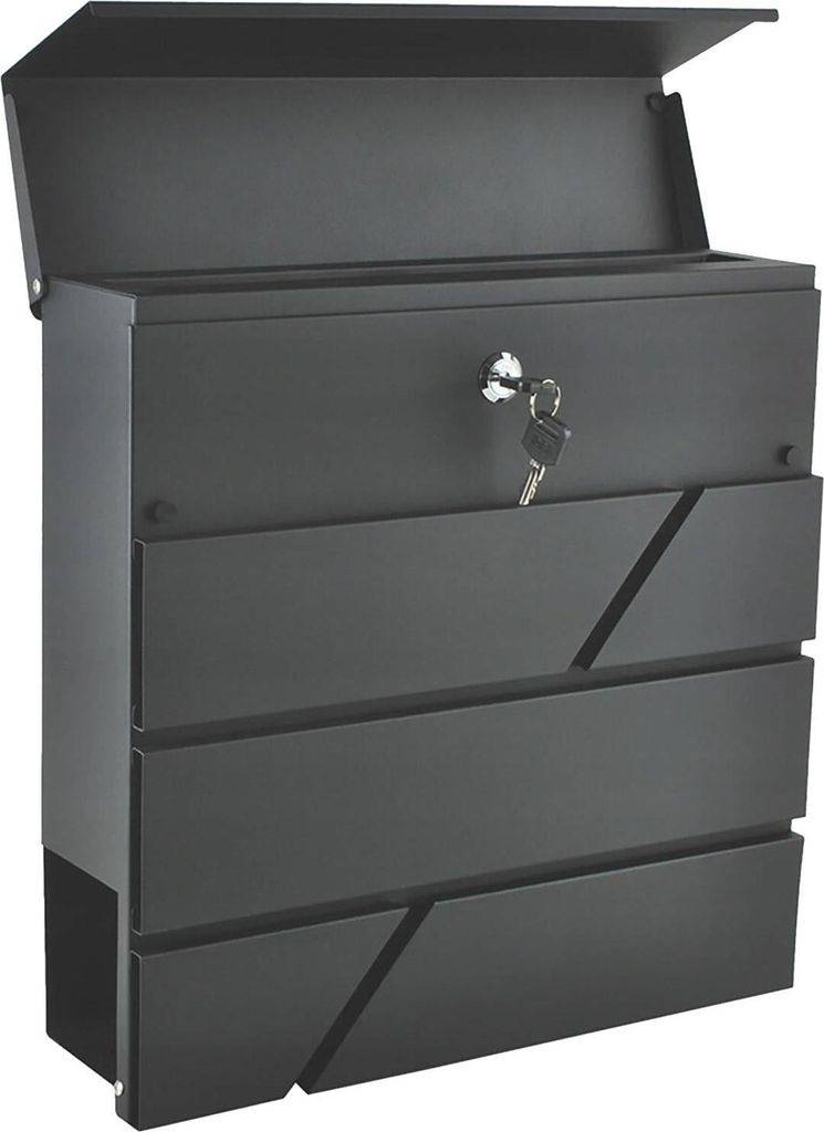 Malatec 6238 Briefkasten, Anthrazitfarbe Produktbild 