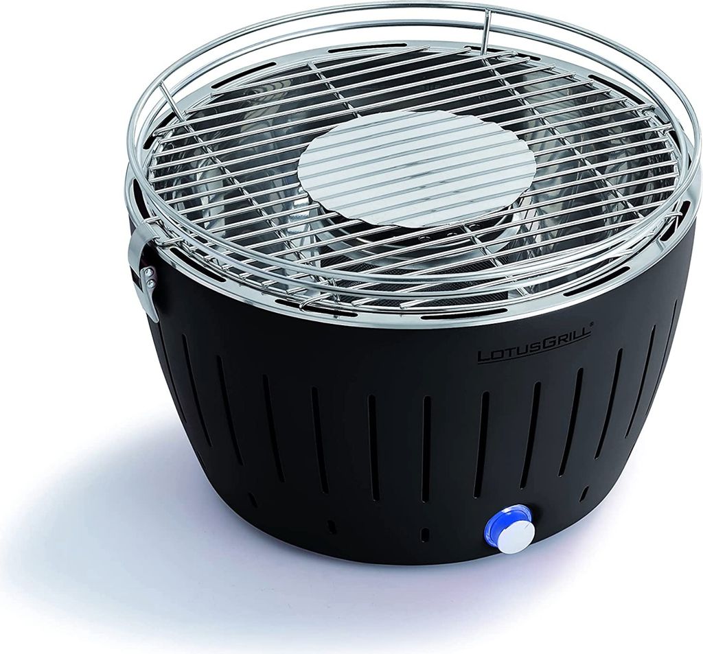 LotusGrill XL Starter-Set - Griglia, Carbone Di Faggio 2,5 Kg, Pasta Combustibile, Borsa Trasporto, Blu - Foto 8