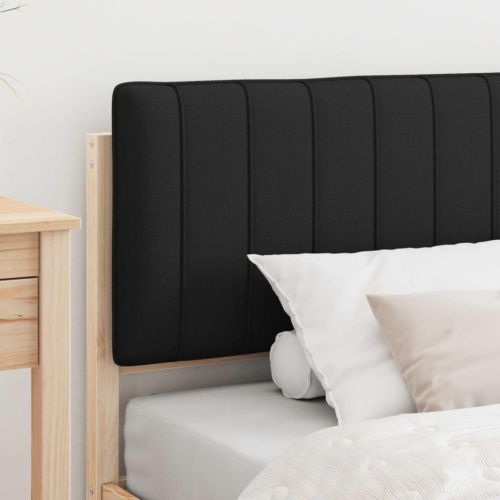 Stabli Bettgestell mit gepolstertem Kopfteil Schwarz 90 x 190cm - DE606398 - Klassische BettenJugendbett Tagesbett