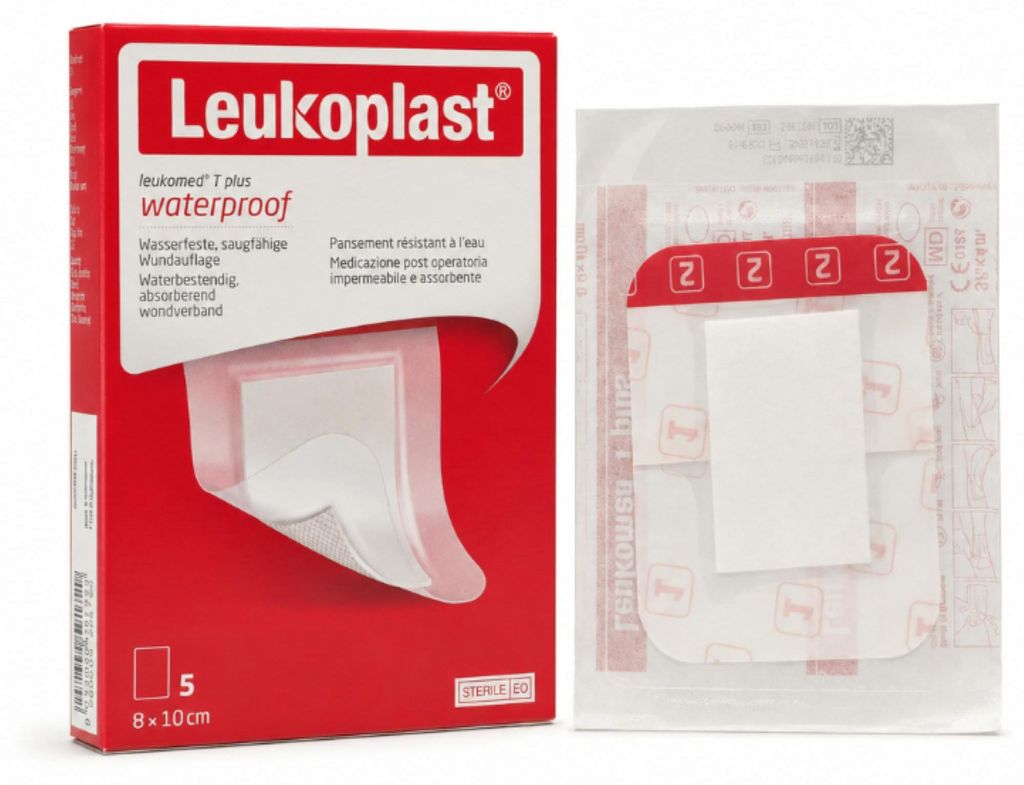 Leukoplast Leukomed T Plus, pansement stérile, 8 x 10 cm, Image du produit 