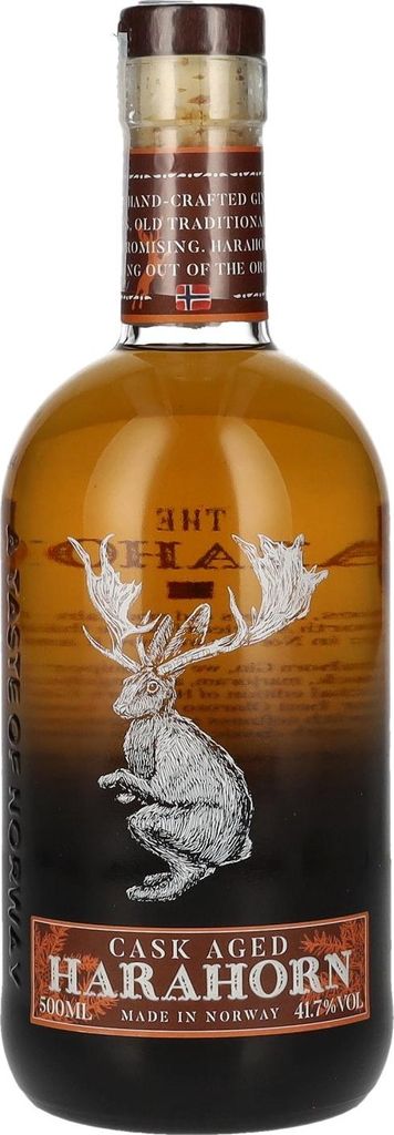 Harahorn Norwegian Cask Aged Gin 41,7% Vol. 0,5l Image du produit 
