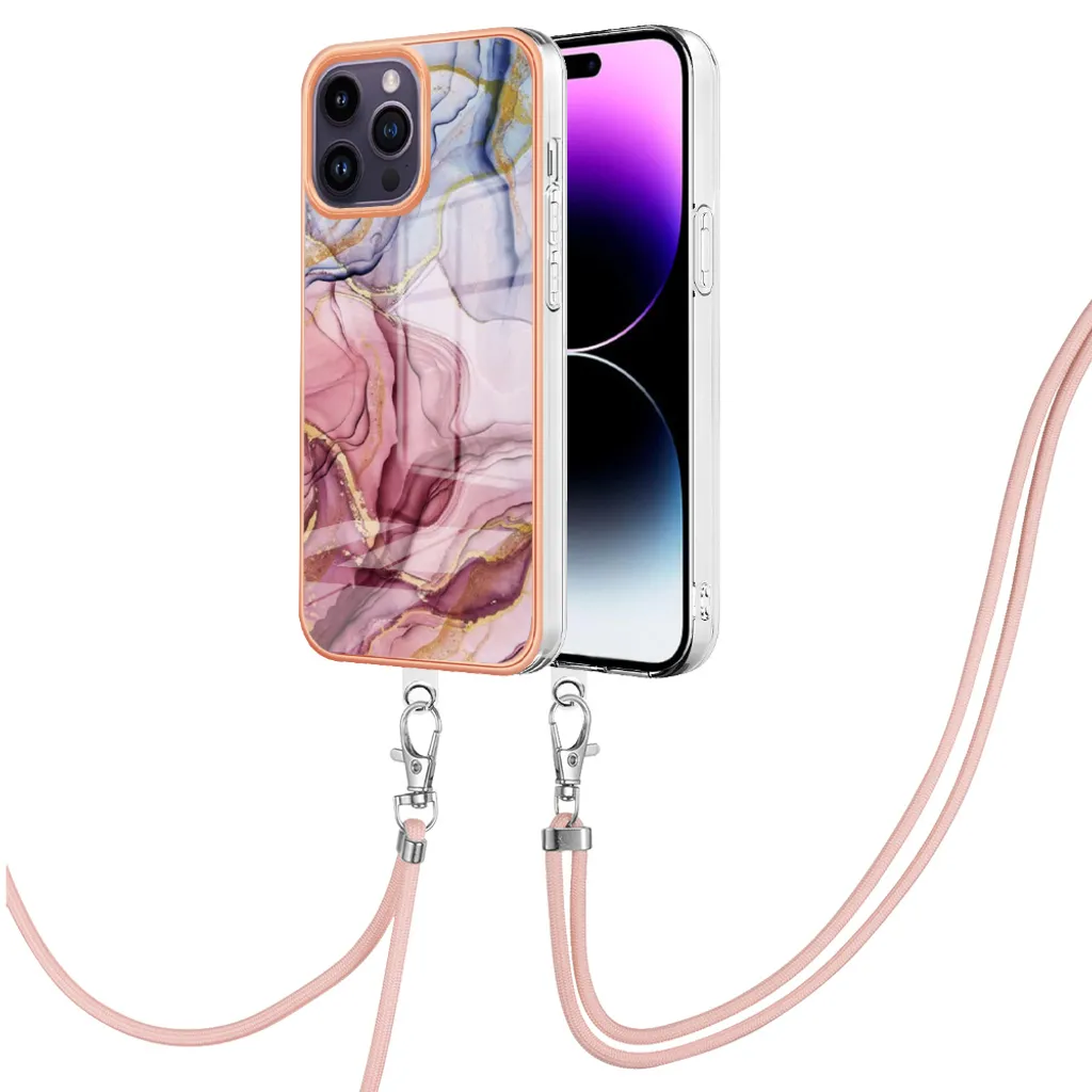 Unov Custodia compatibile con iPhone 13, custodia trasparente con motivo in rilievo, morbido TPU bumper sottile protettivo da 6,1 pollici (Great Wave