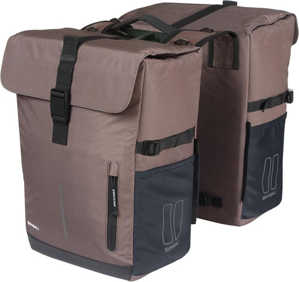 Basil Doppelpacktasche Move MIK 30 Liter braun - Produktbild 