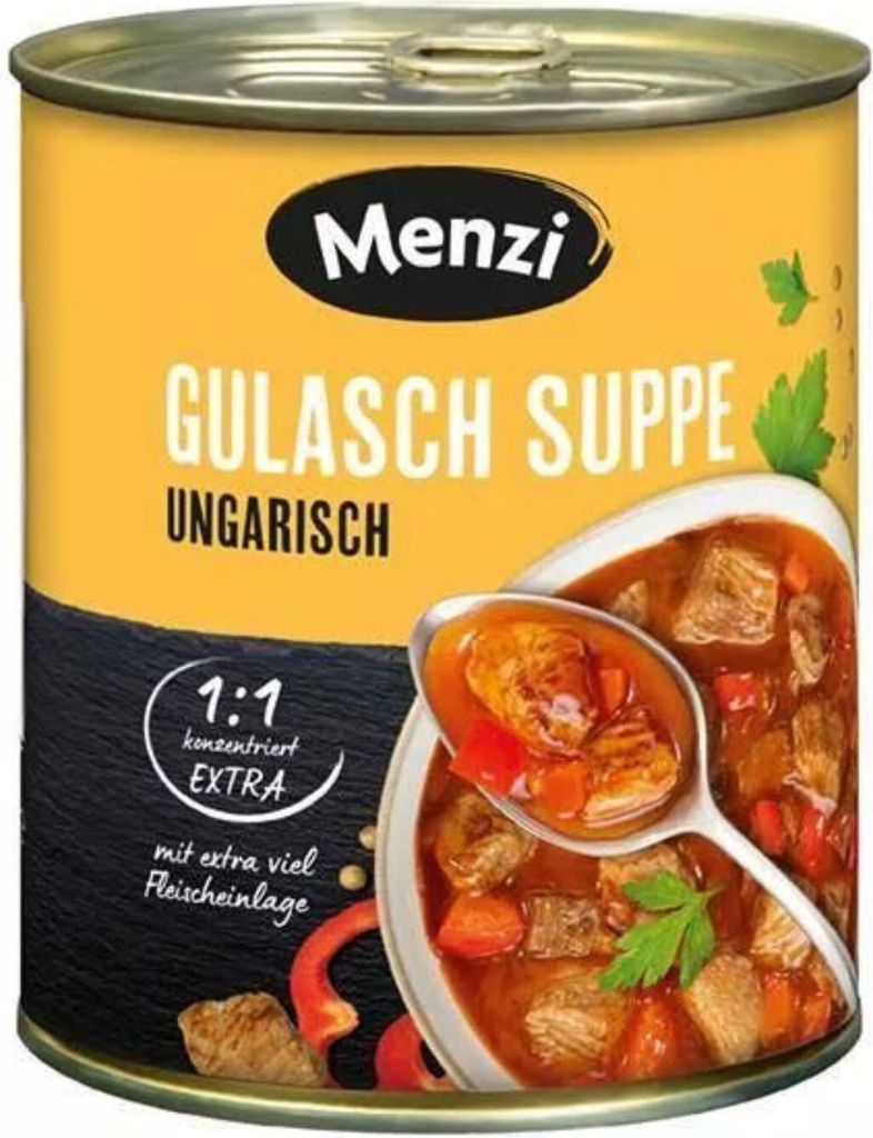 Menzi Gulasch Suppe ungarisch 1:1 extra, 800ml Produktbild 