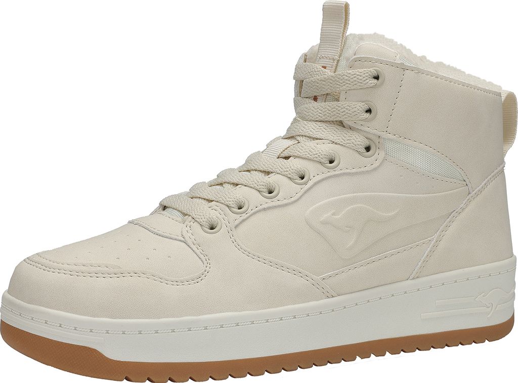 KangaRoos K-Top Power Mid Damen Schnürstiefel in Beige, Größe 37
