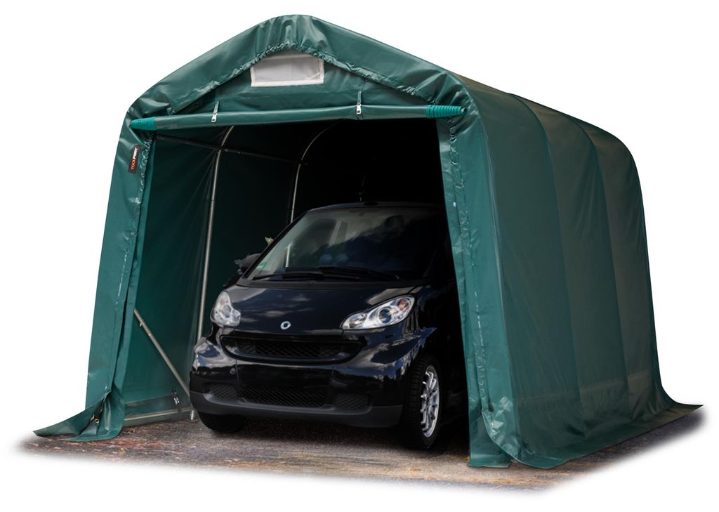 Garagenzelt Lagerzelt 2,4x3,6 m in grün, Produktbild 